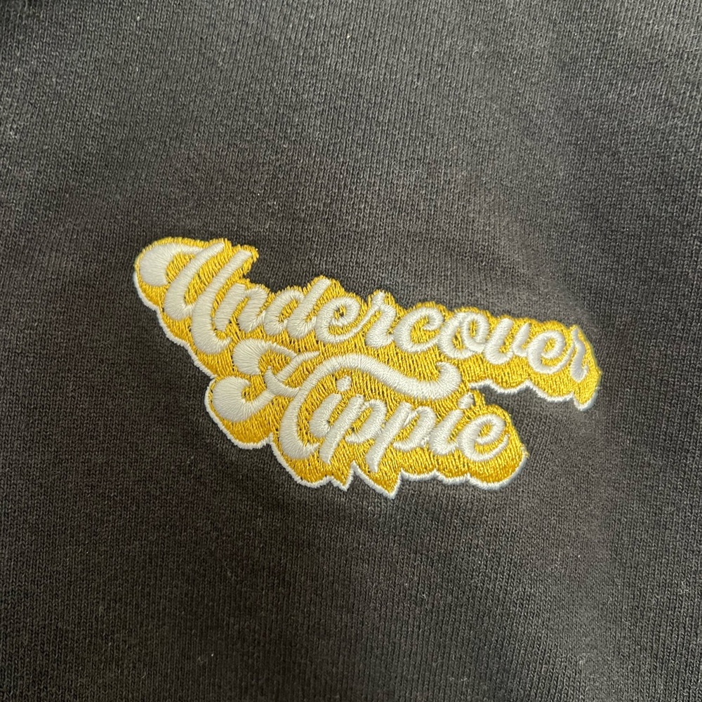 Undercover Hipper Black Crop Hoodie